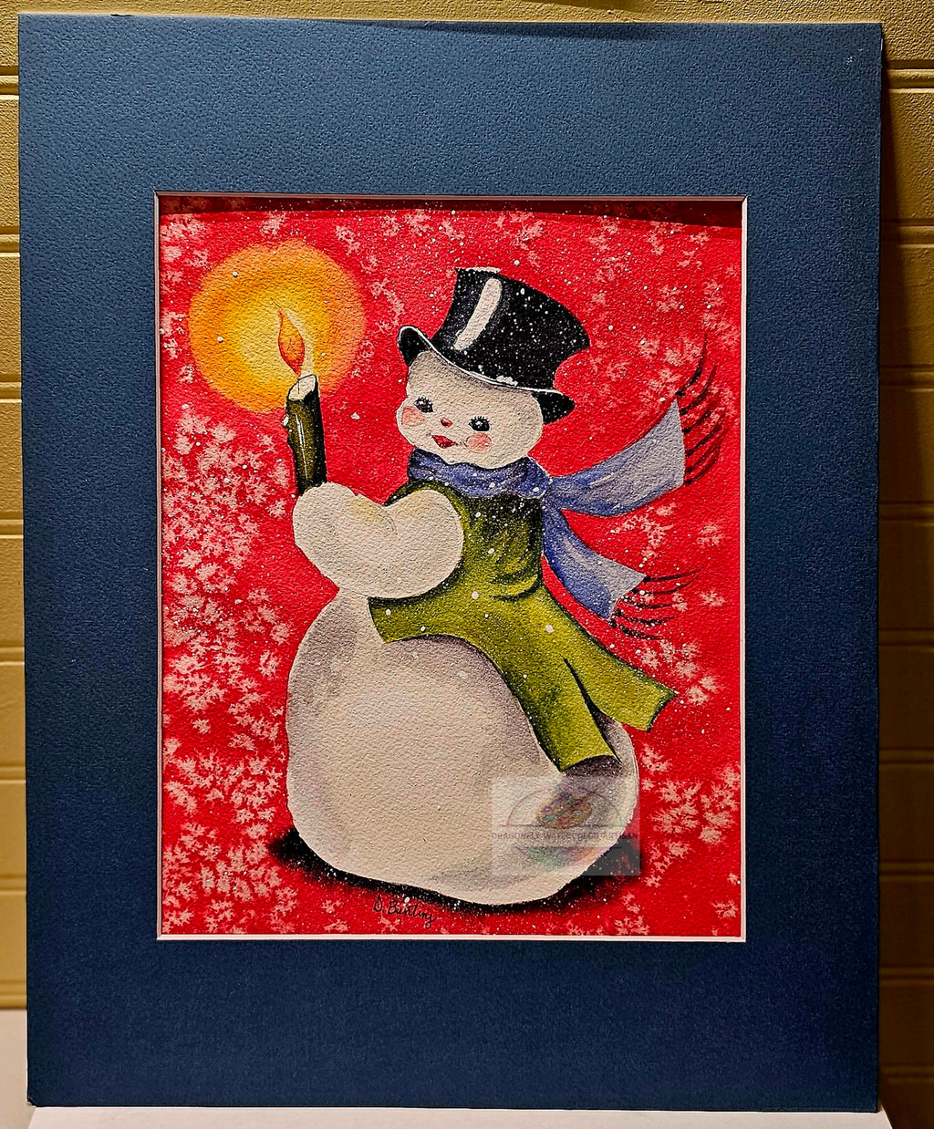 Candlight Snowman