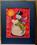 Candlight Snowman
